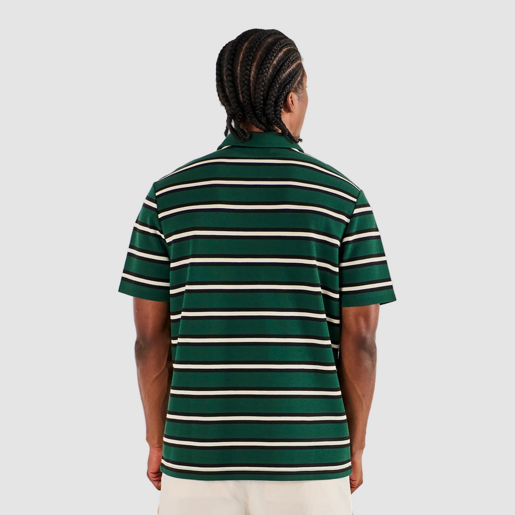 Fairway Bass Club Polo (Forest Stripe)
