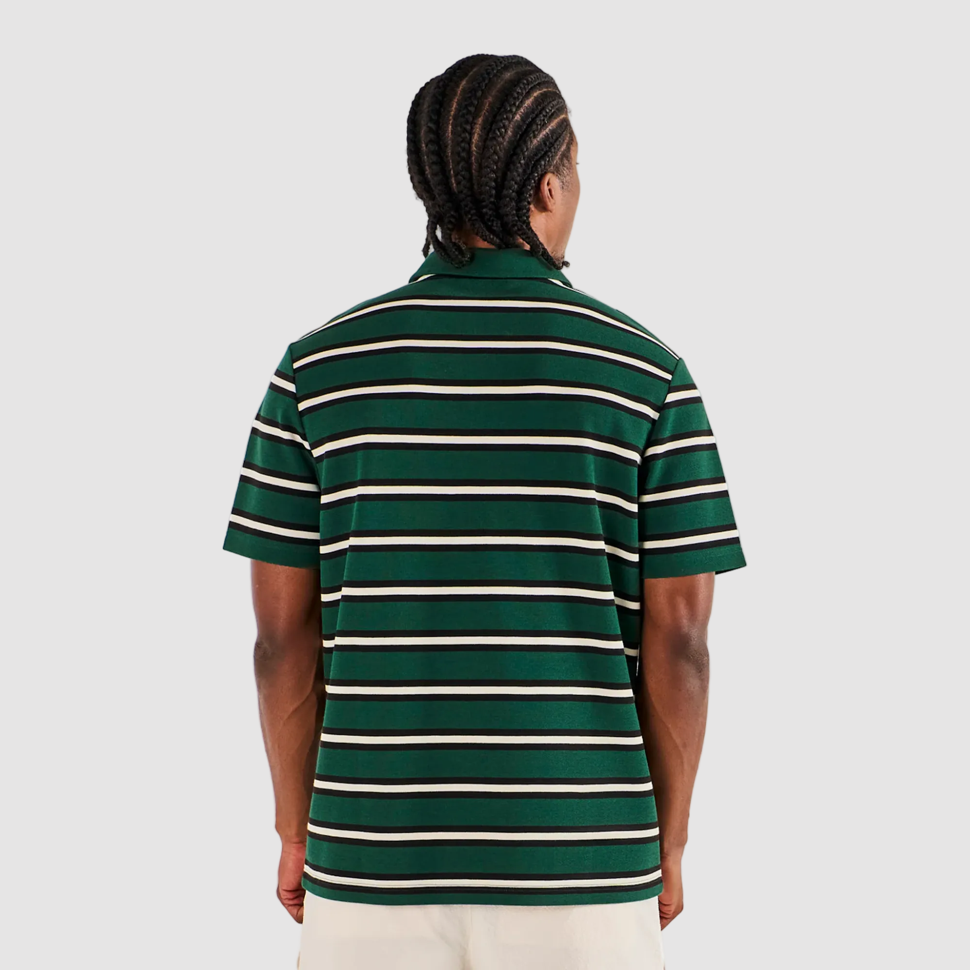 Fairway Bass Club Polo (Forest Stripe)