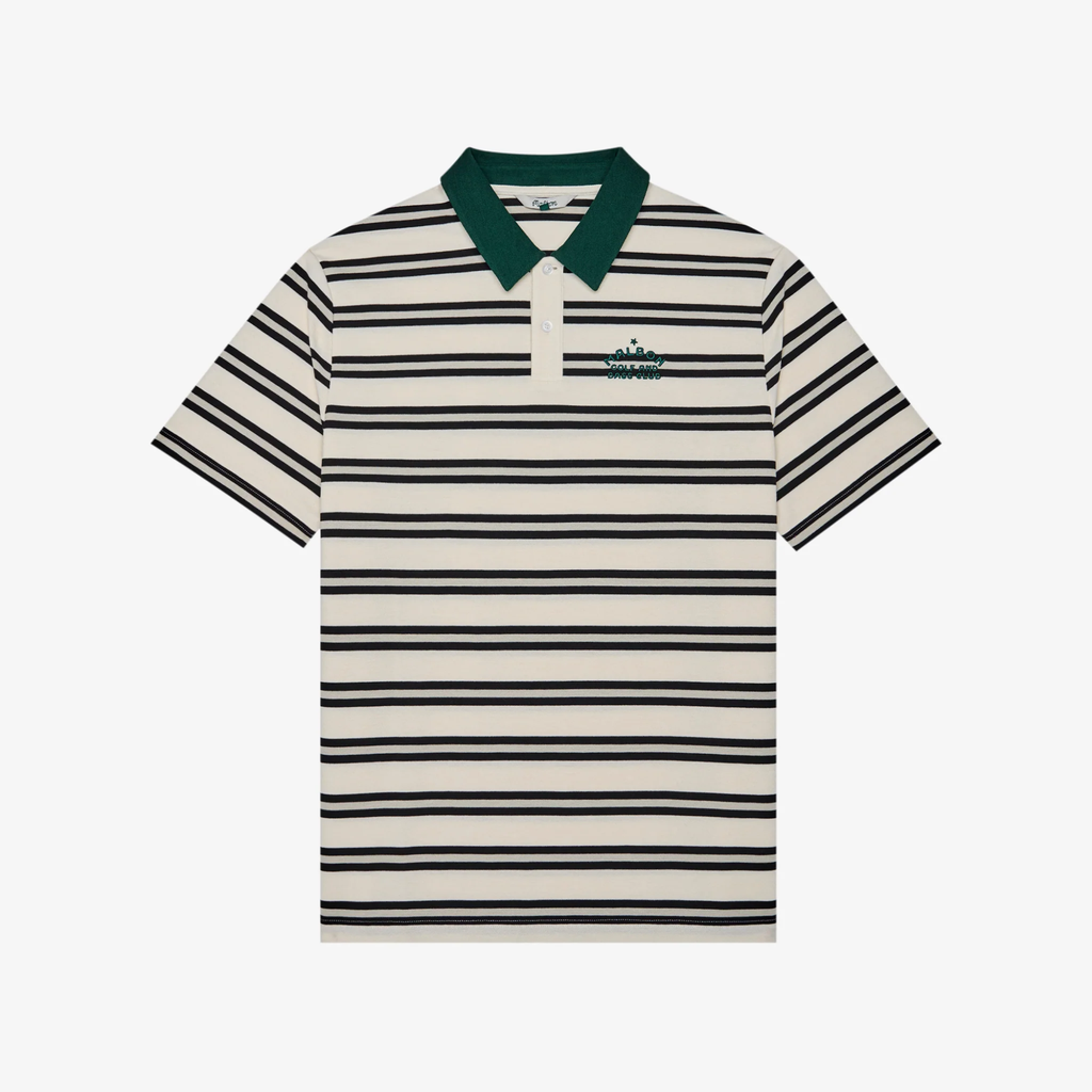 Fairway Bass Club Polo (Ivory Stripe)
