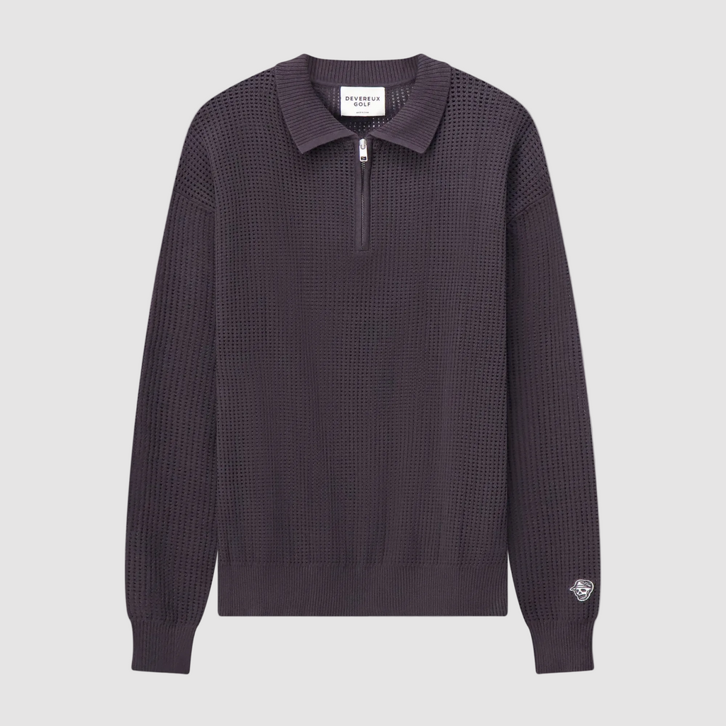 Loose Knit QTR Zip