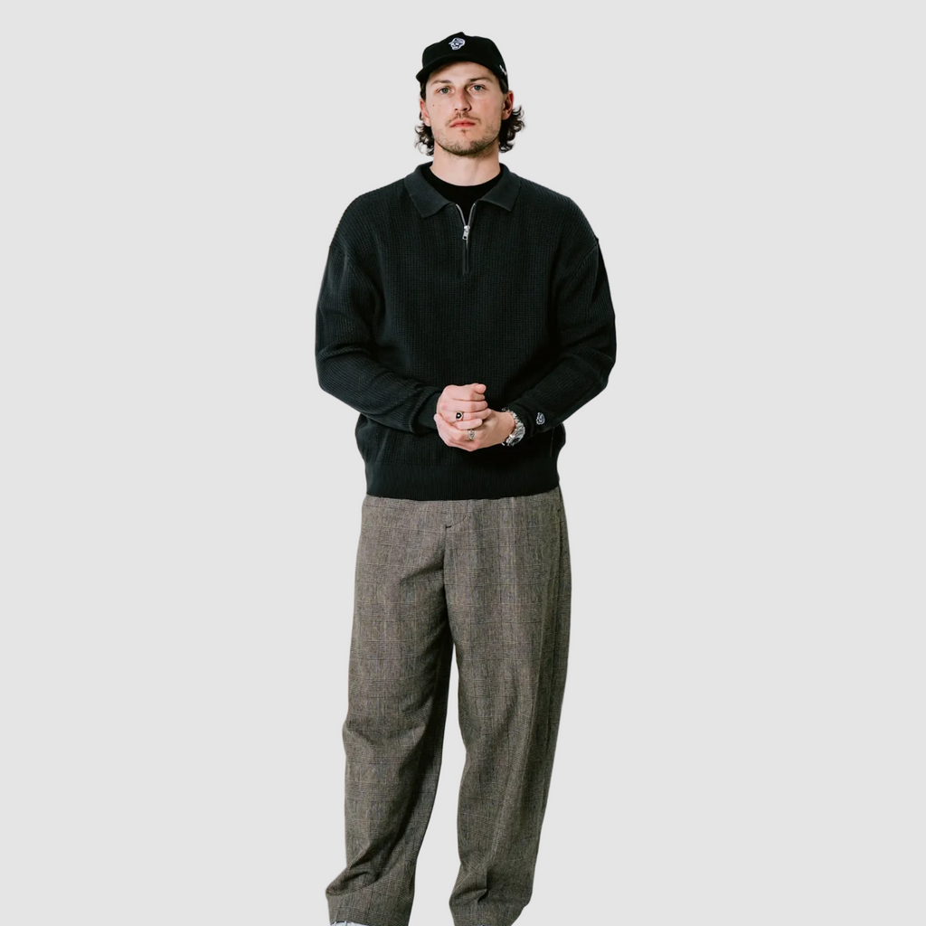 Loose Knit QTR Zip