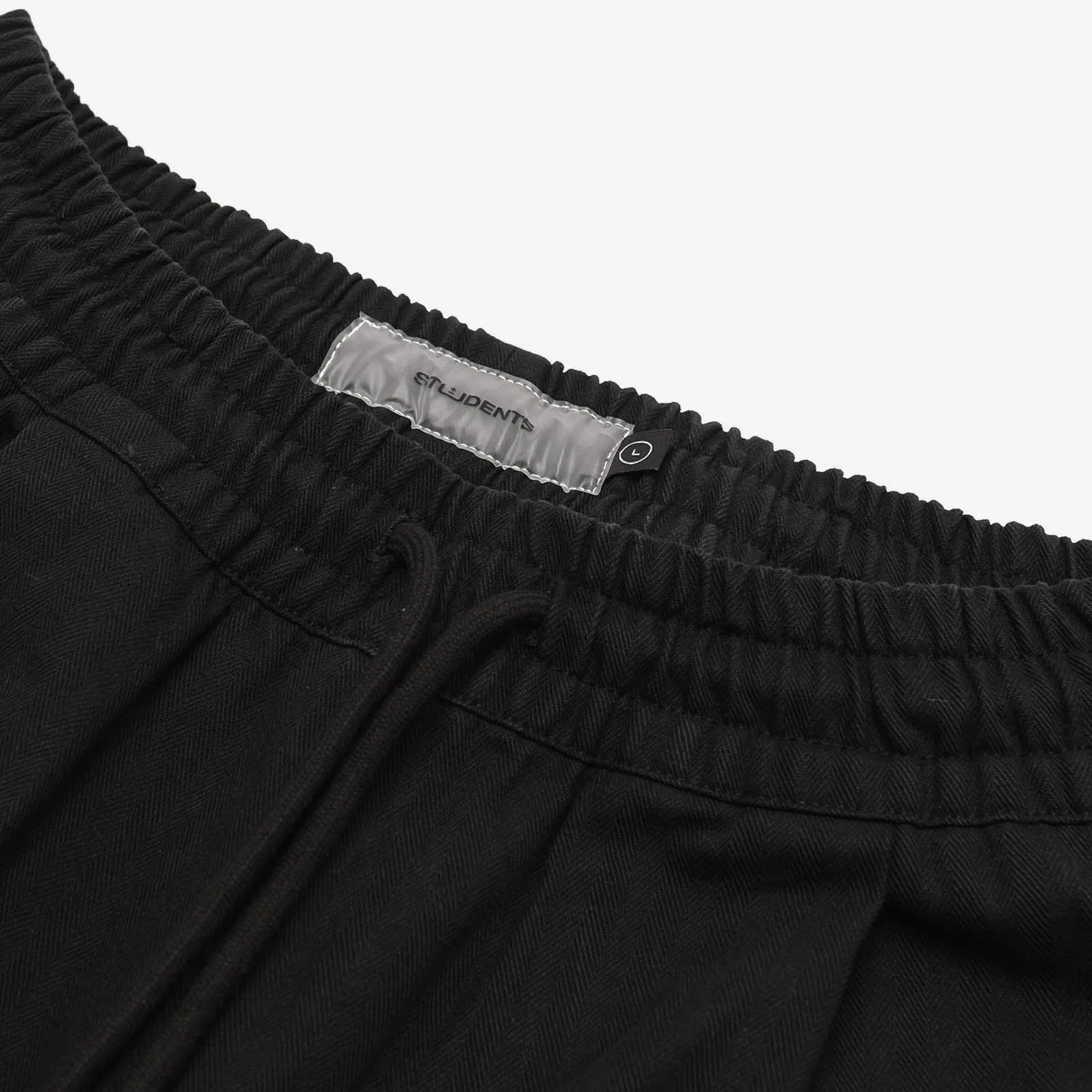 Arts Baggy Herringbone Twill Bottoms (Black)