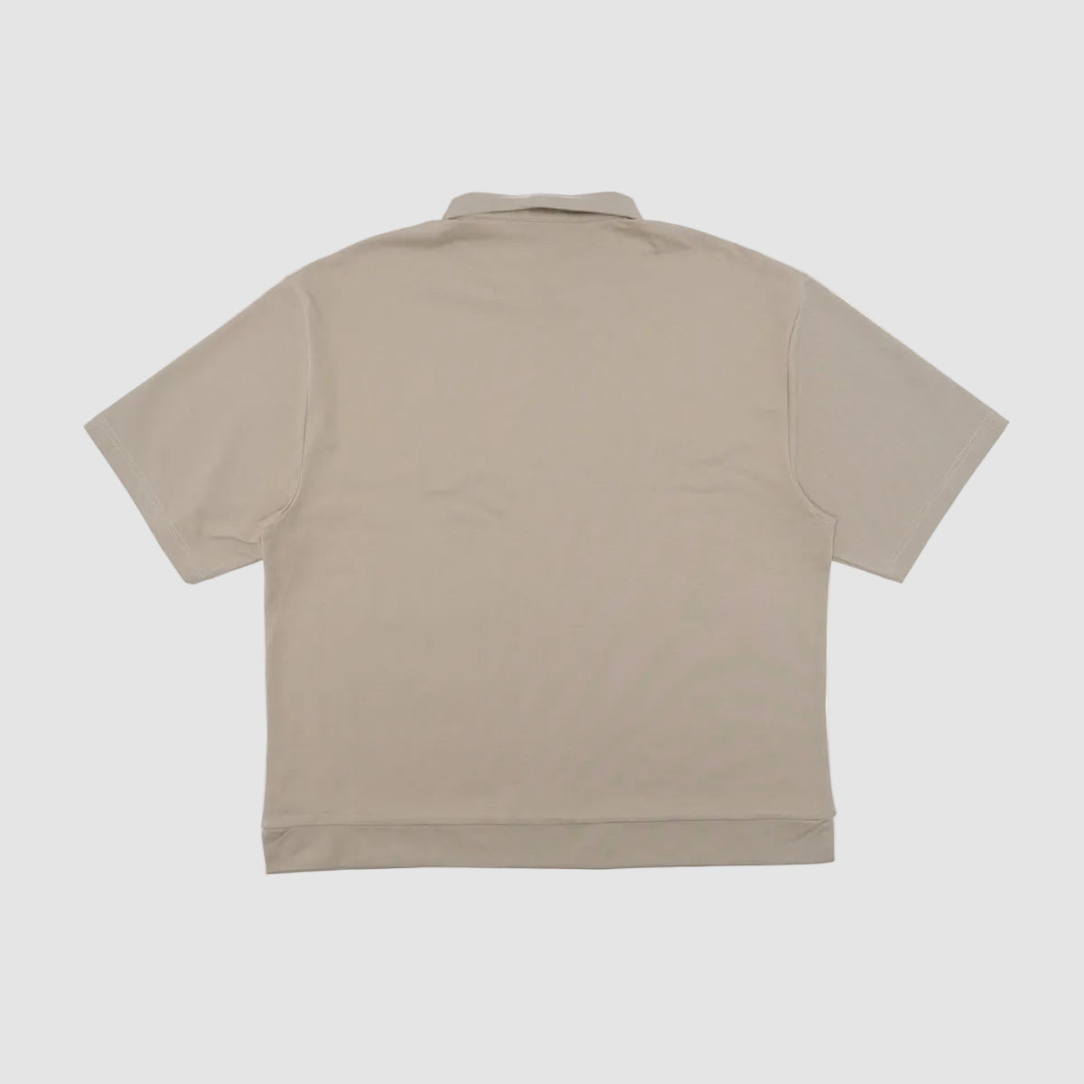 Lanser Jersey Zip Polo (Tan)
