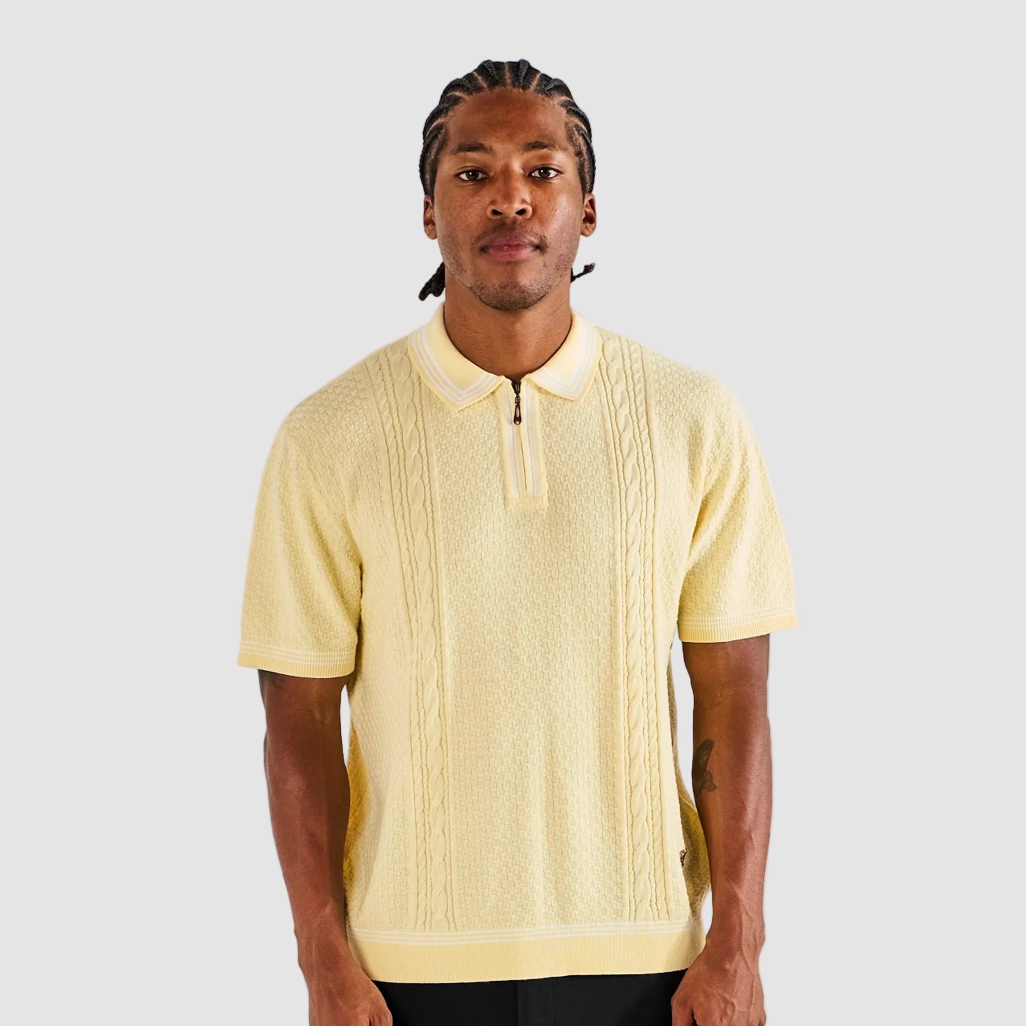 GOLF WANG STRIPE KNIT POLO Mサイズ Navarro Polo – Bentgrass Golf