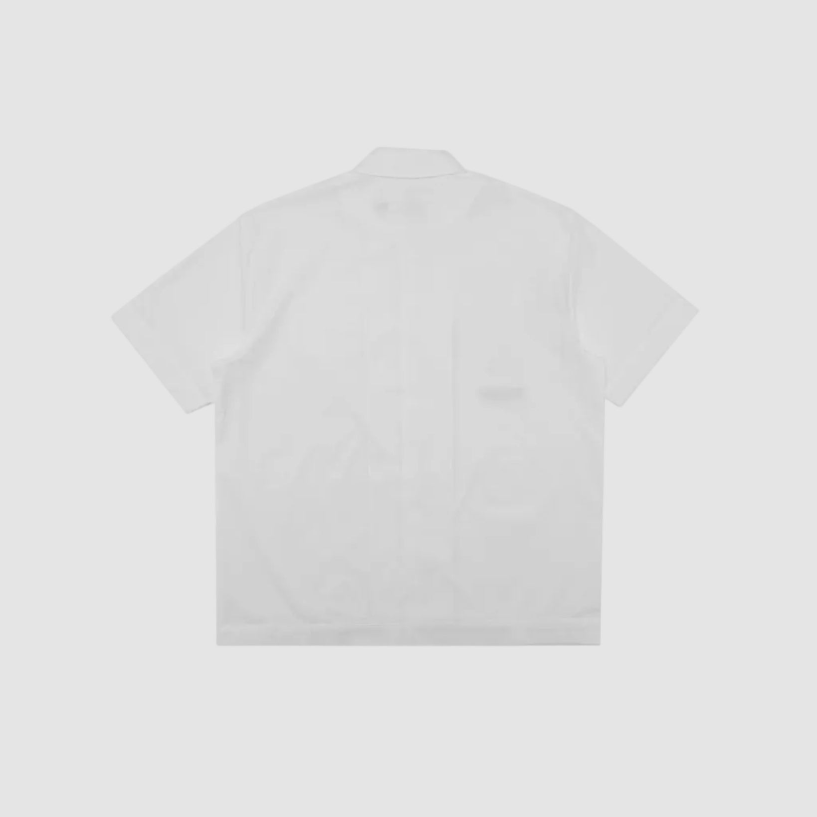 Oxford Poplin Button-Up Shirt (White)