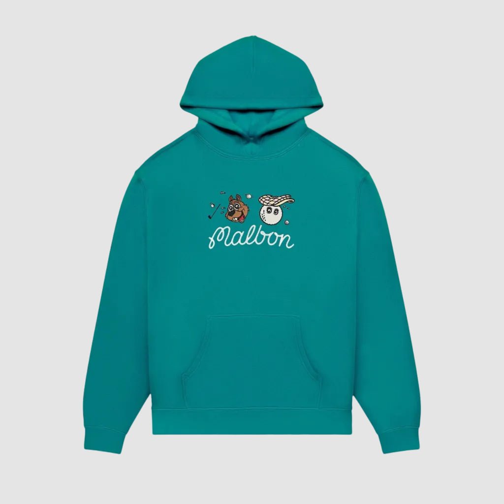 Two Man Scramble Hoodie (Blue-Green)