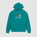 Two Man Scramble Hoodie (Blue-Green)