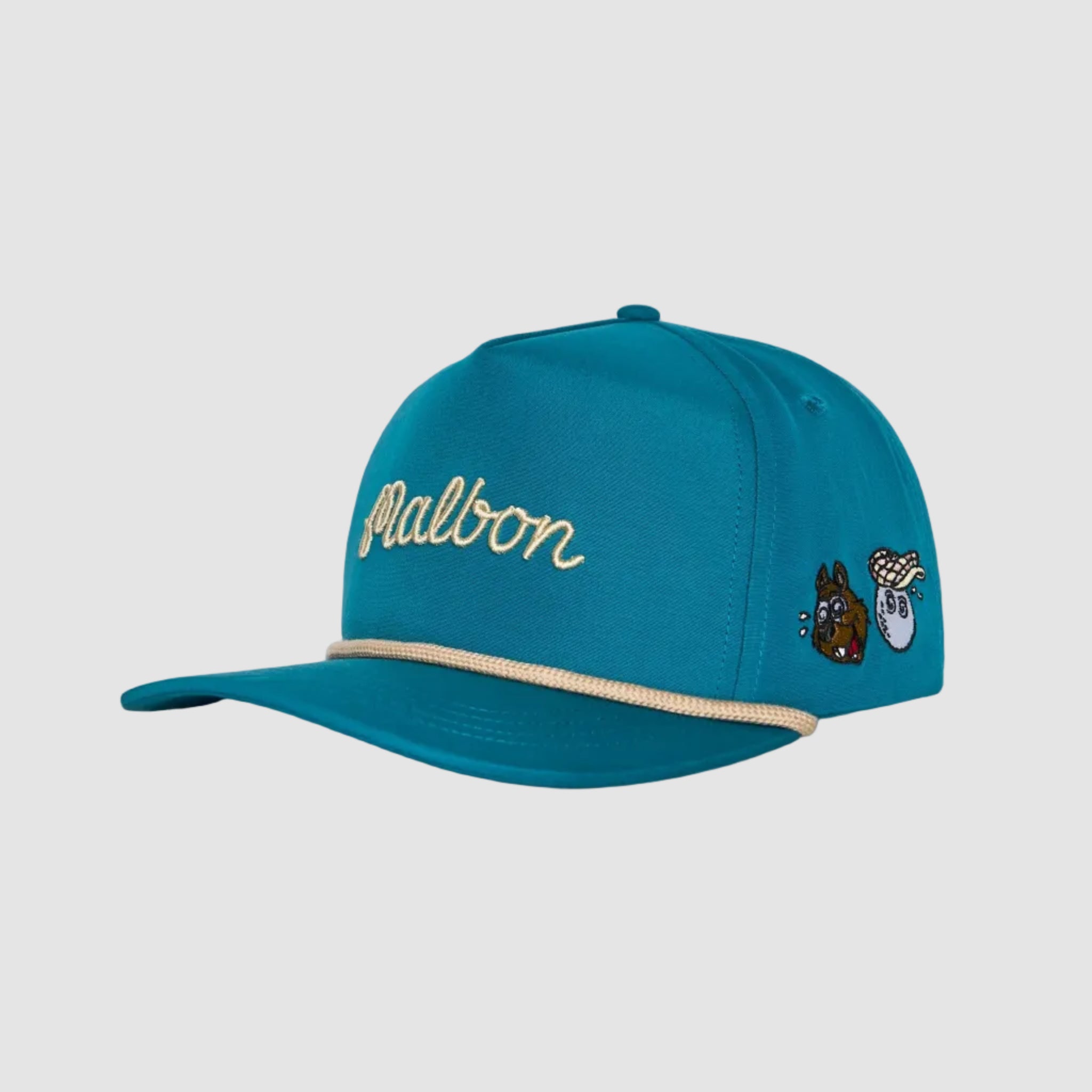 Two Man Scramble Nylon Rope Hat (Blue-Green)