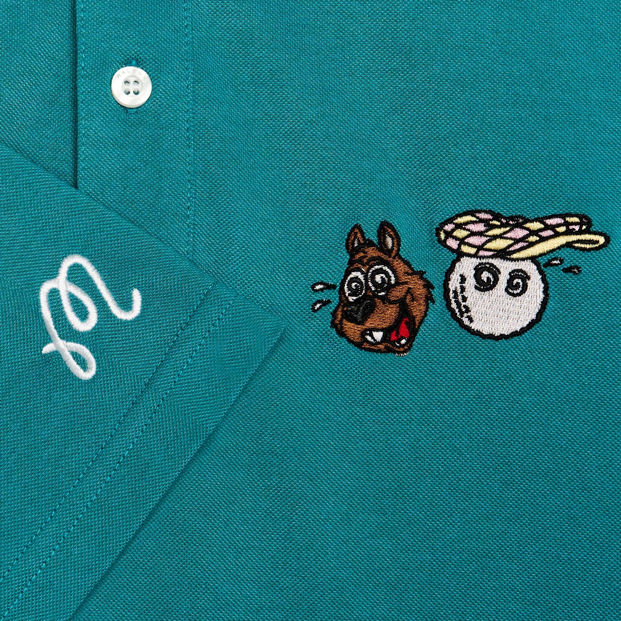 Two Man Scramble Pique Polo